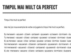 Timpul Mai mult ca perfect