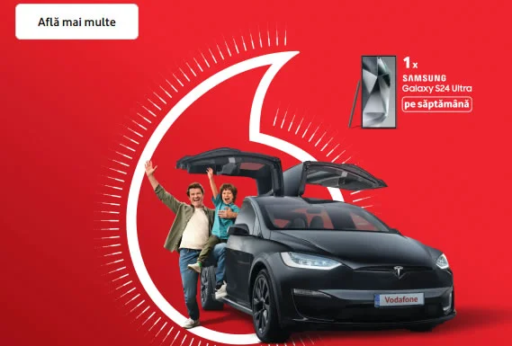 Câștigă cu Vodafone Tesla X concurs